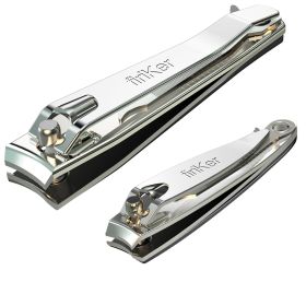 Nail Clipper Set,Premium Stainless Steel Fingernail and Toenail Clipper Cutters with Nail File