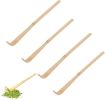 4PCS Bamboo Matcha Scoop, Chinese Tea Ceremony Utensil for Green Tea, Tea Whisk Scooping for Coffee, Spices