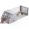 Automatic Continuous Rat Trap Single Door Mouse Cage Humane Live Animal Trap Cage Indoor Outdoor for Small Rodents Mice Voles