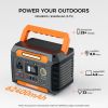 300W Portable Power Station, 230.88Wh /62400mAh Solar Generator, Regulated DC Output Backup Battery with AC Outlet
