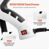 VEVOR Hot Glue Gun, 60/100W Dual Power, Mini Hot Glue Gun with 20 Premium Glue Sticks and Oxford Cloth Bag