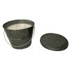 (2 pack) 24oz Citronella Scented Metal Bucket with 40 Hr Burn Time, Heavy Duty