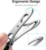 Nail Clippers, Ultra Wide Jaw Opening Toenail Clipper for Thick Nails Heavy Duty Stainless Steel Fingernail Clippers for Seniors