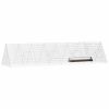 Chicken Cage Silver 169.29 x 39.37 x 33.46 in Galvanised Steel