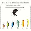 Lot 30 pcs Kinds of Fish Fishing Lures Crankbaits Hooks Minnow Baits Tackle