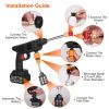 Cordless Pressure Washer Portable Electric Power Washer High Pressure Water Sprayer 363PSI Car Washer Cleaner with 12000mAh 21V Rechargeable Battery a