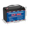 12V 100Ah LiFePO4 Battery, Lithium Battery Built-in 100A BMS 1280Wh, Deep Cycle Battery Up to 12000 Cycle Times, Iron Phosphate Battery for RV, Solar