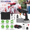 Cordless Pressure Washer Portable Electric Power Washer High Pressure Water Sprayer 400PSI Car Washer Cleaner with 0° & 40° Nozzle Foam Bottle Filter